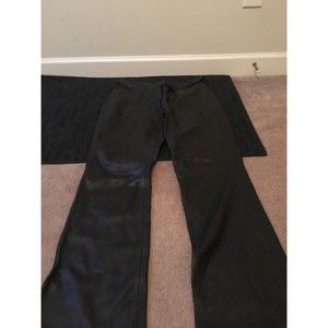 Carson Women's Genuine Leather Pants Size 6 Black